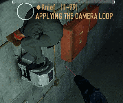 someone very skillfully applying a camera loop